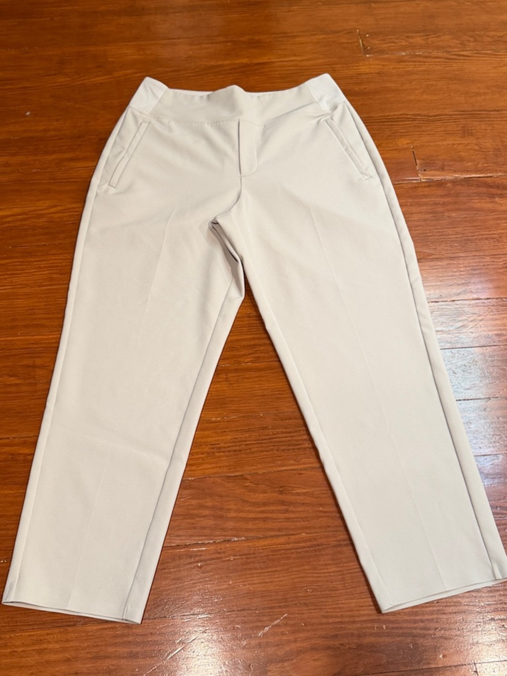 Athleta 10P Endless Highrise in Light Beige
